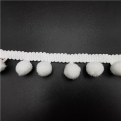 high quality 1cm pompom ball lace trim