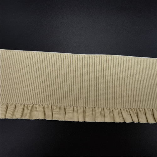 fashion pleated elastic woven tape 2021