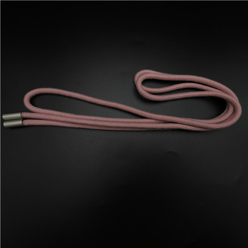custom weaving drawcord string with metal end