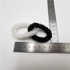crystal mixed colors beaded chain