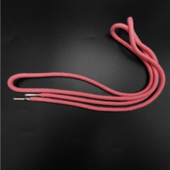 pink 3mm-5mm cotton cords for hoody