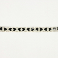 Hot selling heart-shape rhinestone hot fix tapes