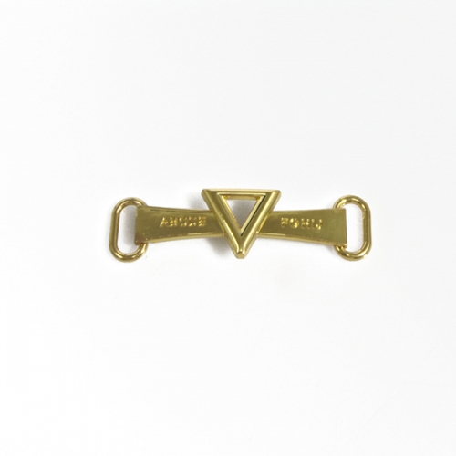 Simple atmospheric triangle metal chain for clothing, shoes, bags